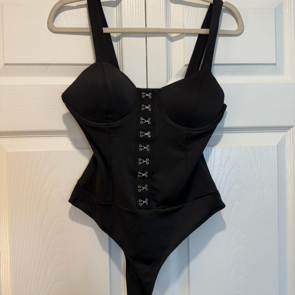 Haute Monde Black Kids Bodysuit